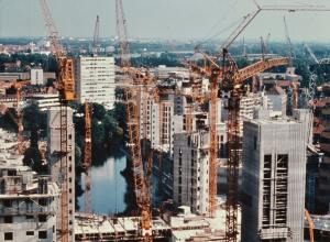 Ihme-Zentrum im Bau, 1973.